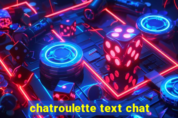 chatroulette text chat